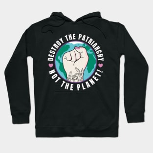 Feminism Destroy The Patriarchy Not The Planet Hoodie